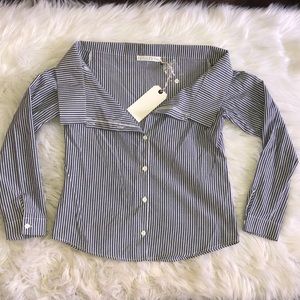 NWT Button up blouse
